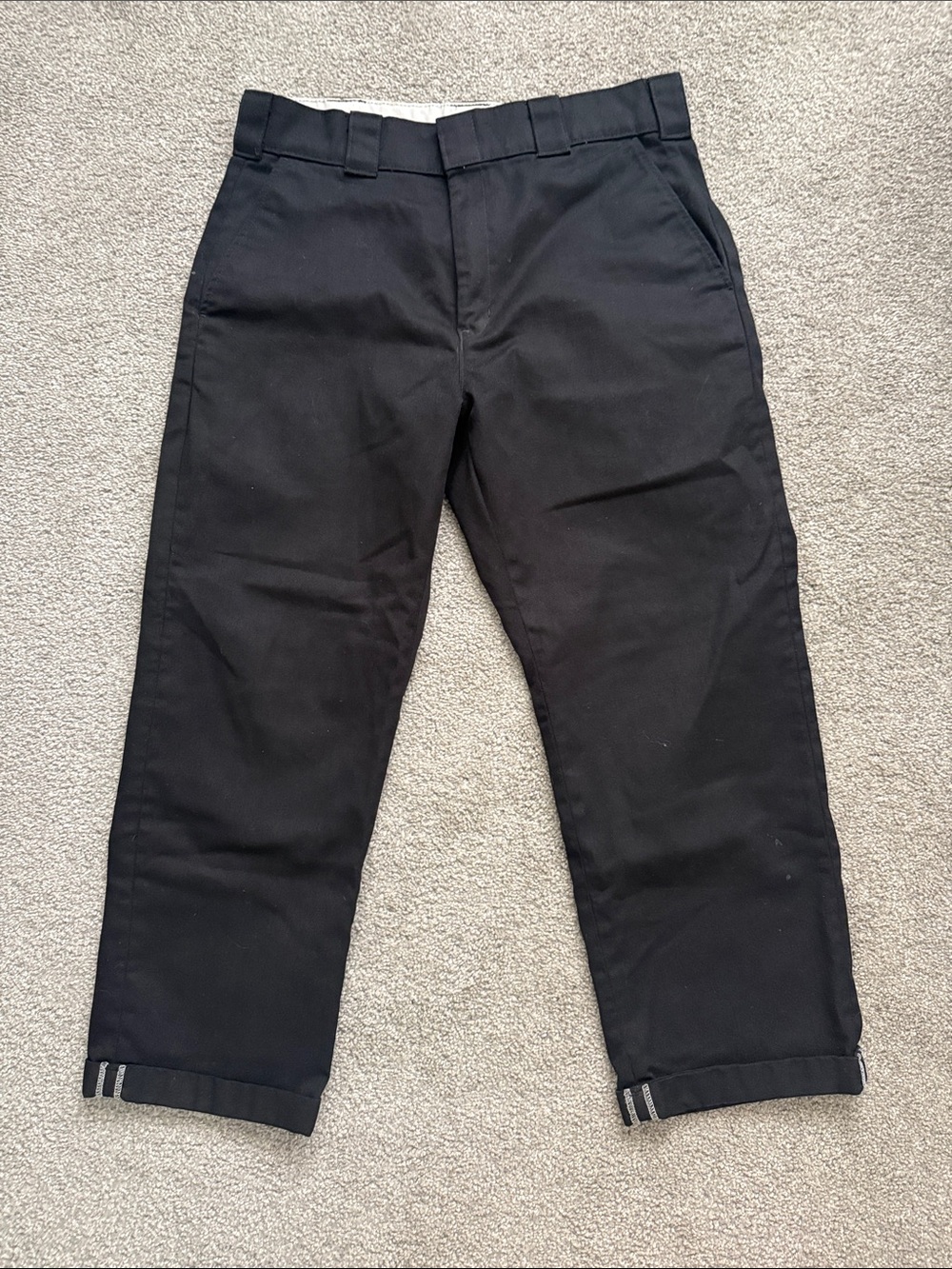 Dickies Black Straight-Leg Chinos